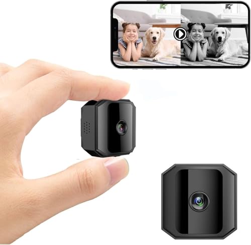 Onishe Wireless Security Camera for Home/Indoor Use - 480P HD Night Vision, Magnetic Mount, Motion Detection, Cloud/TF Storage, Weatherproof (-20°C~45°C)