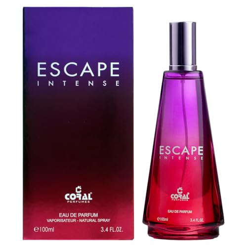 Coral Escape Intense Perfume For Women - 100ml | Eau De Parfum | Captivating Blend of Citrus, Floral & Warm Notes | Premium Luxury Perfume