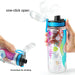 Home Tune Cute Water Bottle for School Kids Girls, BPA FREE Tritan & Leak Proof Flip Top Lid & Easy Clean & Carry Handle, 23oz/ 680ml (Mermaid, 23oz)