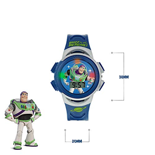 Toy Story Boy's Digital Quartz Watch with Rubber Strap TYM4009ARG