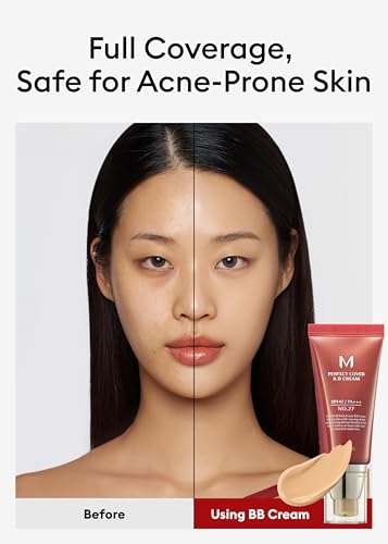 Missha M Perfect Cover Bb Cream #27 Spf 42 Pa+++ 50ml-Lightweight, Multi-Function, High Coverage MakEUp To Help Infuse Moisture For Firmer-Looking Skin With Reduction In Appearance Of Fine Lines