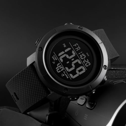 Boys Watch Digital Sports Waterproof Military Back Light Teenager Watch (Age for 11-15) 1426