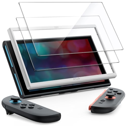 JETech Screen Protector for Nintendo Switch 2 2025, 9H Tempered Glass Film with Easy Installation Tool, Anti-Scratch, HD Clear, 2-Pack