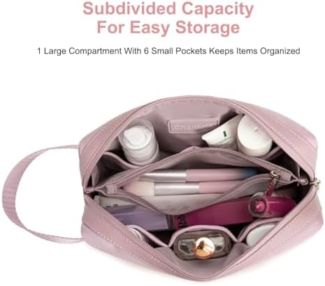 Women's Makeup Bag, Large Capacity Cosmetic Bags for Women, Stylish and Durable Women's Carry-all Bag with Multiple Pockets Daily Use for Women