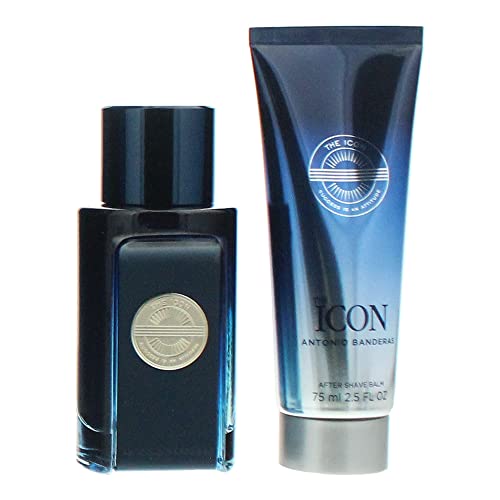 Banderas Antonio The Icon 2 Piece Gift Set: Eau De Toilette 50ml - Aftershave Balm 75ml