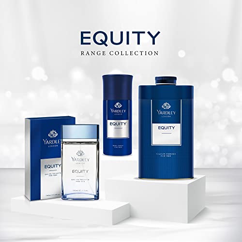 YARDLEY Equity Eau De Toilette 100ml - Fresh Inviting Fragrance, Long-Lasting Scent for All-Day Wear