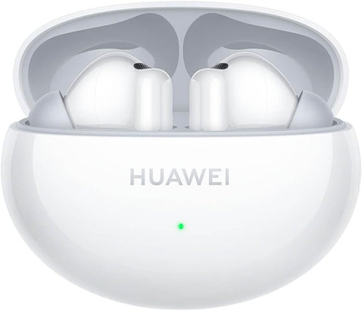 FreeBuds 6i, Intelligent Dynamic ANC 3.0, Punchy Bass, Fast Charging, Longer Listening, Distraction-Free Calling, IP54 Sweat- and Water-resistance, Dual-Device Connection, White - White