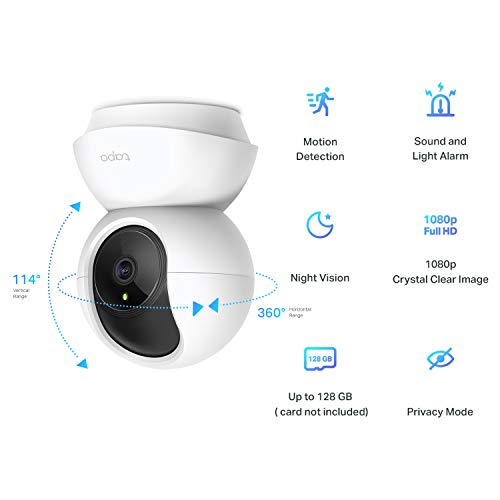TP-Link Tapo Pan/Tilt Smart Security Camera CCTV (Tapo C200)