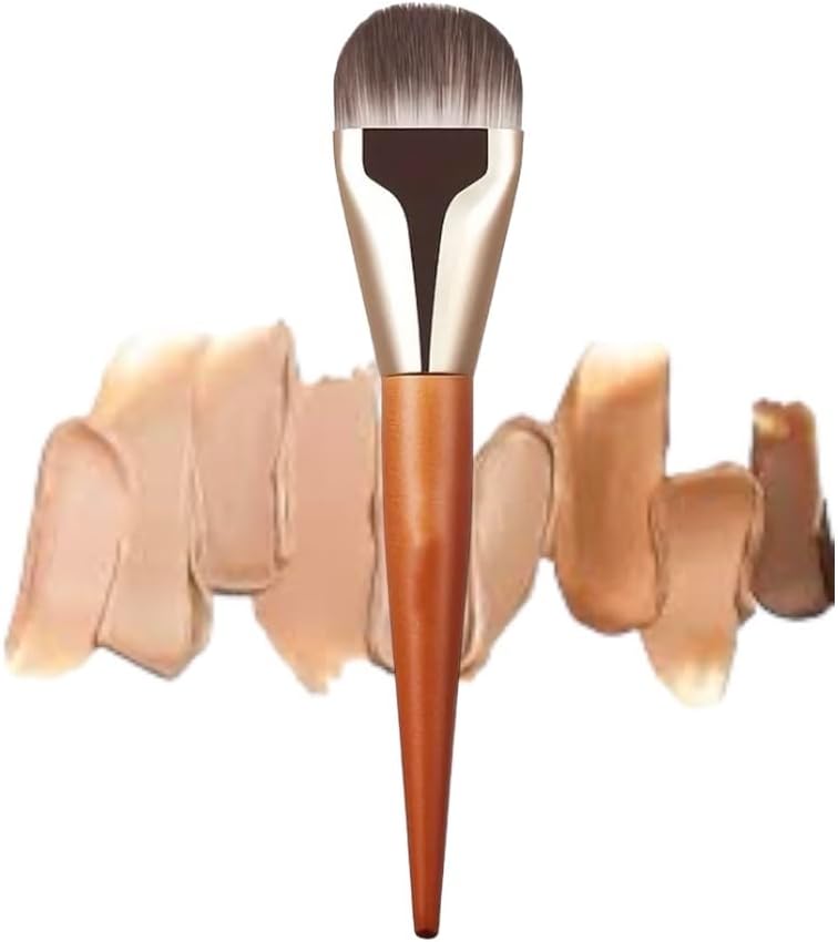 bold&beautiful Ultra-thin Foundation Makeup Brush Tongue-shaped Large BB Cream Mask Liquid Foundation Brush