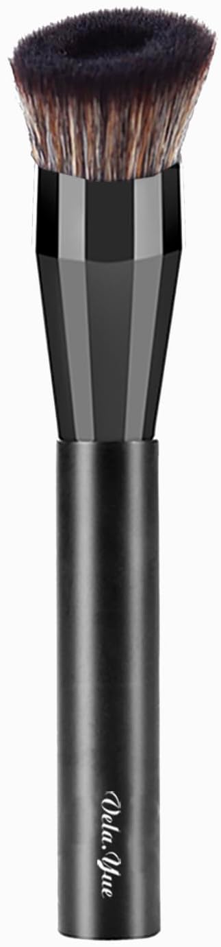 Vela.Yue Liquid Foundation Brush for Natural Flawless Look Angled Perfecting Face Brush