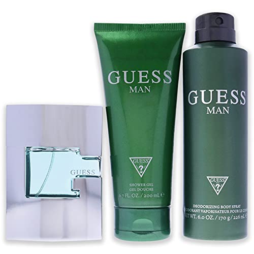 GUESS 3 Piece Gift Set For Men, 2.5 Oz