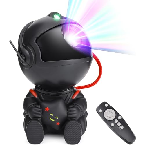 Joyzzz Galaxy Projector, Star Projector with 360 Degree Rotation, Astronaut Projector with Remote Control, 8 Star Light Modes, Space Projector Night Light for Kids, Ceiling, Room Decor, Gifts