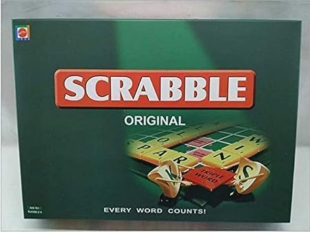 MK Unique Scrabble Original Board Game – Classic Family Word Game for Fun & Learning Man, Woman and Adult