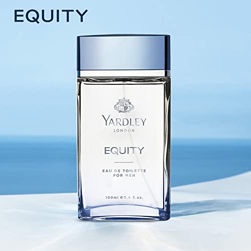 YARDLEY Equity Eau De Toilette 100ml - Fresh Inviting Fragrance, Long-Lasting Scent for All-Day Wear