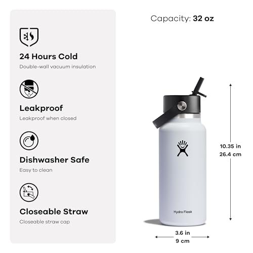 Hydro Flask 32 Oz Wide Flex Straw Cap Holiday Punch