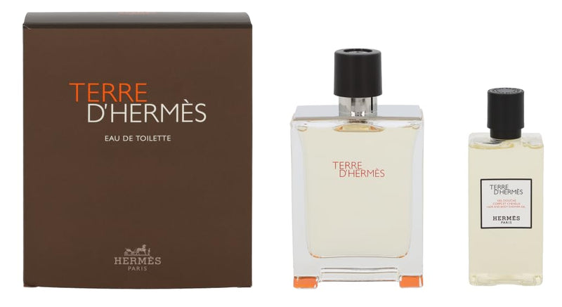 Hermes TERRE D' , EDT SPRAY 3.3 OZ & HAIR AND BODY SHOWER GEL 2.7 OZ