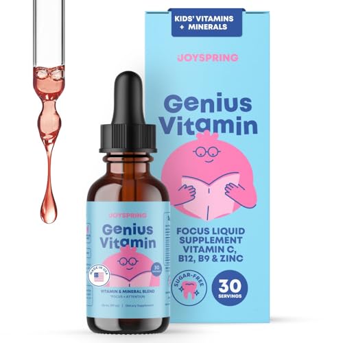 Brain Supplements for Memory and Focus - B12 for Kids May Aid in focus and Attention - Nootropics Brain Support Supplement - Brain Supplement - Memory Supplement for Brain - Brain Booster Supplement