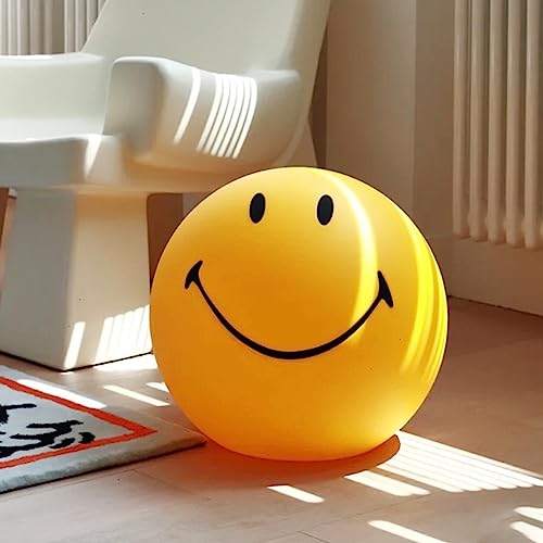 TIMAXSUN Super Healing Cute Smiley Face Night Light, Night Lights for Kids Bedroom, Indoor Decoration Atmosphere Lamp, Gifts for Women Teen Boys Girls and Baby (23CM)