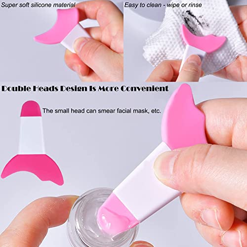 Eye Makeup Tool, Eyelash Eyeshadow Silicone Auxiliary Protection Tool, Reusable Prevent Soiling Makeup Tool Suitable for Professional Makeup Artists Beginners