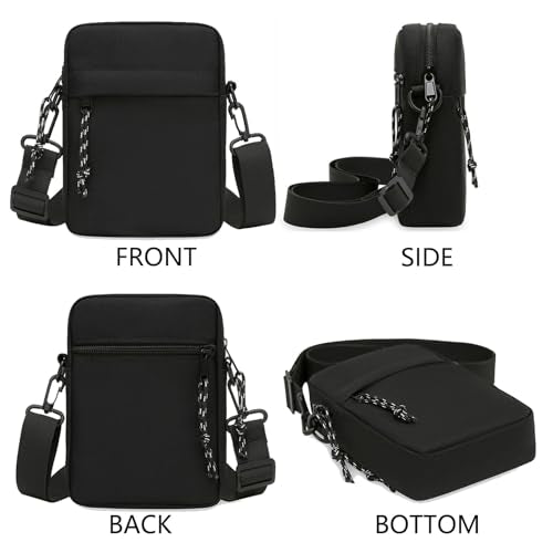 Azonee Sling Bag, Sling Crossbody Backpack Shoulder Bag for Men Women, Lightweight One Strap Sling Bag Backpack Mini Sling Purse Chest Bag for Hiking Walking Biking Travel Cycling