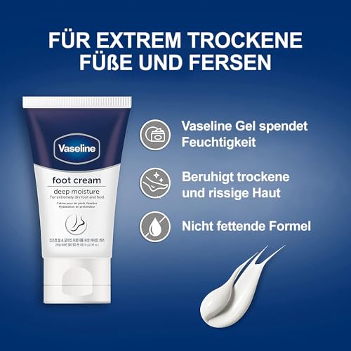 Vaseline Foot Cream Deep Moisture, 55gm