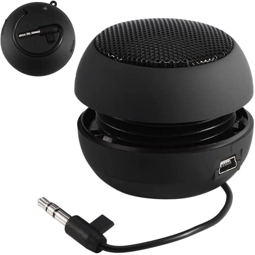 KASTWAVE Mini Speaker, Portable Speaker built-in 3.5mm Aux Audio Jack Plug, HD Stereo Sound Rechargeable Outdoor Speaker for iPad/Smart Phone/Computer
