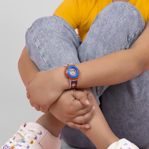 Disney Marvel Avengers Red & Blue Character Print Digital Watch , AVG4818