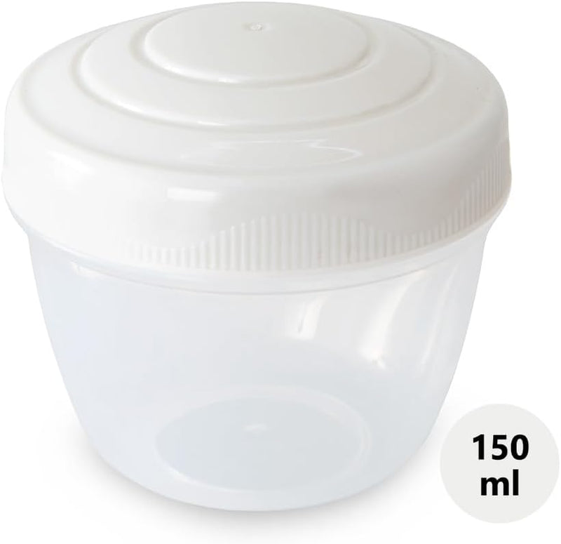 3/4/5 Compartment Convertible 1650ml Bento Lunch Box with 150ml Gravy Bowl - Grey