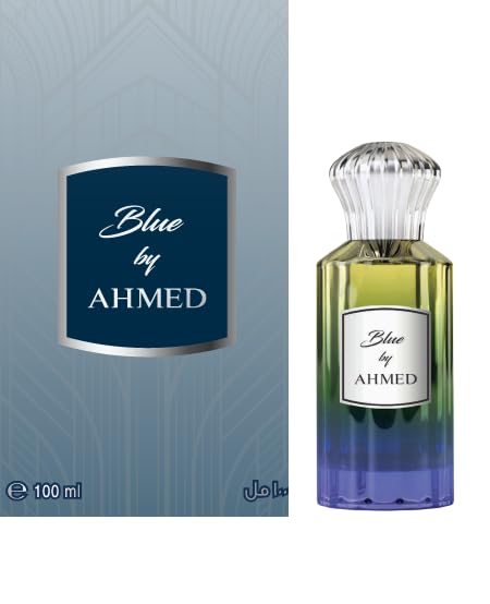 Ahmed Al Maghribi Blue By Ahmed 100ML | Longlasting Unisex | PINK PEPPER | MINT & LEMON