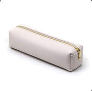 Pencil Bag, Stylish Faux Leather Pencil Case with Zipper Closure, Small and Lightweight Pencil Pouch for Students, Artists, and Professionals