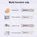 16Pcs Plastic Clothespins - Strong Traceless Utility Clothes Pins, Non-Slip Windproof Laundry Pegs, Non-Trace Sealing Clips for Clothesline