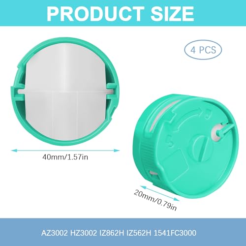 4 Pieces for Shark Deodorant Box (Original Flavor), Vacuum Freshener for Shark, Compatible with Shark Aromatherapy Replacement Filter Element for Az3002, Hz3002, Iz862h, Iz562h, 1541fc3000