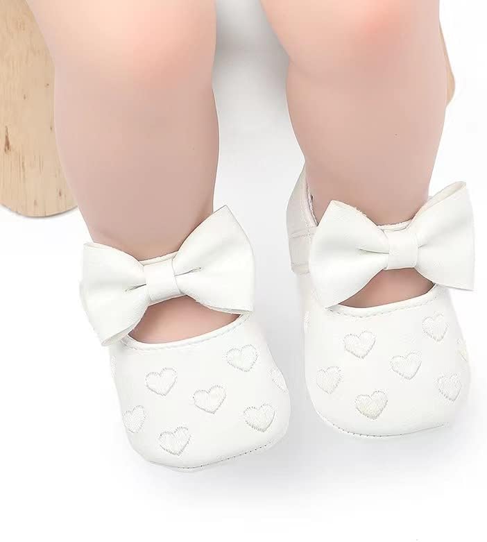JZLIFE First Walking Shoes,Anti-slip,Comfortable and Breathable Baby Shoes with Hair Band,Baby Gift for Newborn Baby