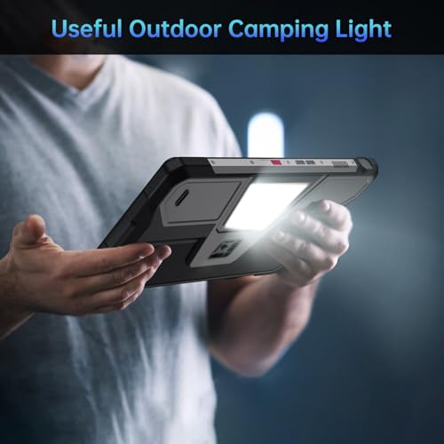 8849 Tank Pad Android 14 Tablet 10.95 inch, 21000mAh 5G Unlocked Tablet with Projector, 32GB??(2TB Expand) Waterproof Tablets for Adults, 32MP? Camera/66W Charger/Camping Light/WiFi/GPS/OTG