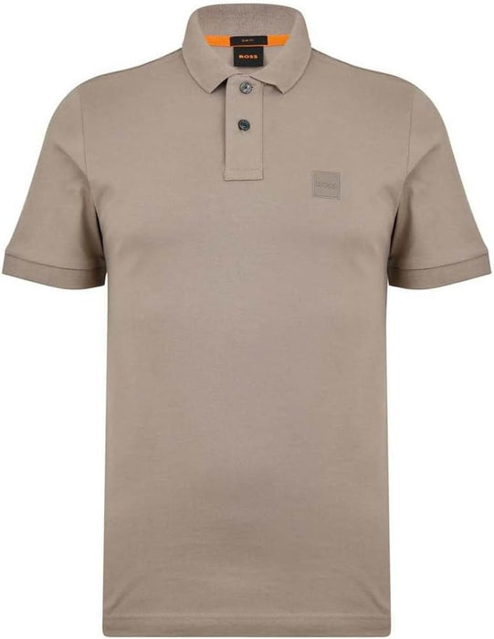 BOSS Men's Passenger Slim Fit Stretch Cotton Polo Shirt with Logo Patch