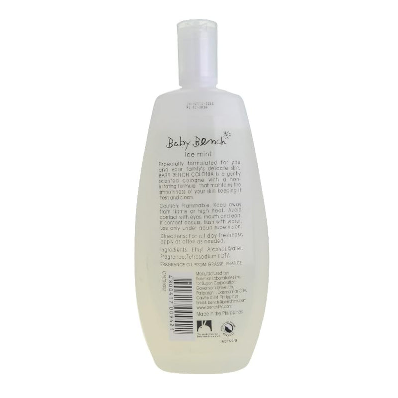 Bench Baby Cologne Scent Ice Mint- Crisp Scent of Mint with a Touch of Sweetness- Gently Scented Cologne For Babies- Long Lasting Fragrance- Dermatologically & Clinically Tested- 500 ml