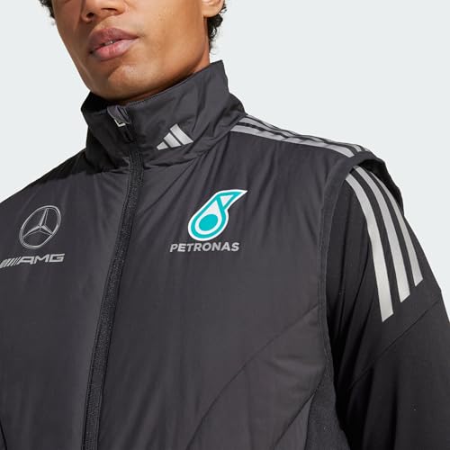 adidas Men's Mercedes - Amg Petronas Formula One Team Mechanics Vest Men Jacket (pack of 1)