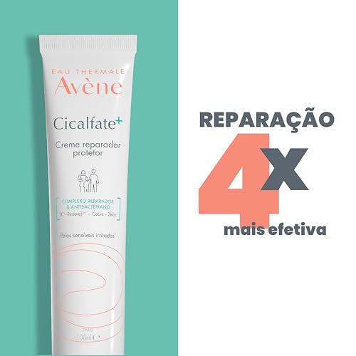 Avene Eau Thermale Avène Cicalfate+ Repairing Protective Cream - Soothes, Repairs, and Purifies The Irritated Skin - Fragrance-Free - 40ml Tube