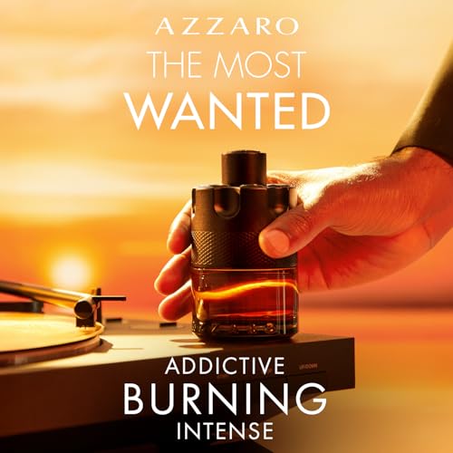 Azzaro Men s The Most Wanted Parfum, Black, 3.38 Fl Oz, 100 ml