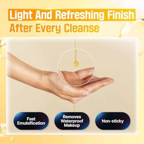 numbuzin No.5 Cleansing Oil | Glutathione Vitamin Facial Spa Cleanser | Makeup Removing Facial Cleanser | Glutathione, Vitamin C, Niacinamide | Aromatherapy, Dullness, Uneven Skin Tone | 6.76 fl oz