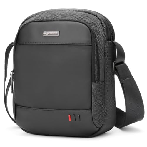 Arctic Hunter Sling Bag for Men Small Side Bag Stylish Crossbody Bag for 8-inch iPad Premium Mobile Bag 1680D Polyester Water-Resistant Shoulder Bag for Office Business Casual