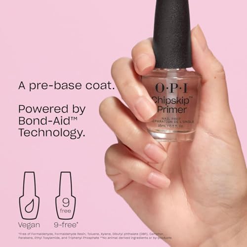OPI Chip Skip Primer | Nail Polish Pre-Base Prep Coat | Primes Nails and Prevents Chipping