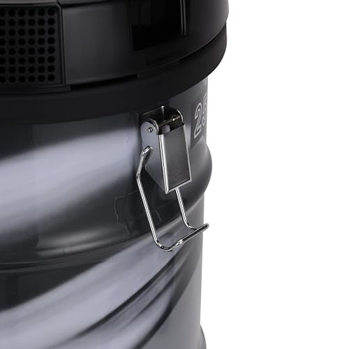 Geepas GVC2598 2300W 21L Drum Vacuum Cleaner - Portable ABS/Copper/Iron | Dust Full Indicator with Parking Position | Air Blower Function with Adjustable Suction Power | 2 Years Warranty