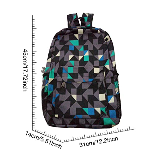 Printed School Bag - School Elementary Bookbags - Lightweight Large Capacity Outdoor Travel Bag Backpacks for Traveling, Hiking,