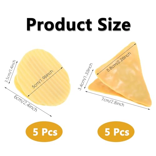 10 Pcs Food Bag Clips for Food Storage, Chip Clips, Bag Clips for Food Storage for Chips and Other Food Bags Snack Clips Bread Bag Clips for Home Kitchen Food Storage (Round + Triangular)