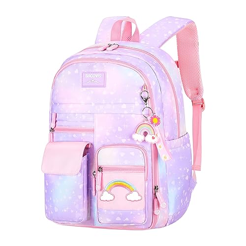 Youngsing Girls Backpack,Backpacks for Girls,Kids Backpack with Elementary School Bag