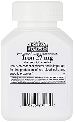 21st Century Iron 27 Mg - 30 Tablets
