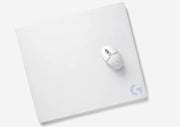 Logitech G G705 Wireless Gaming Mouse, Customisable LIGHTSYNC RGB Lighting, LIGHTSPEED Wireless, Bluetooth Connectivity, Lightweight, PC/Mac/Laptop - White Mist - White Mousepad
