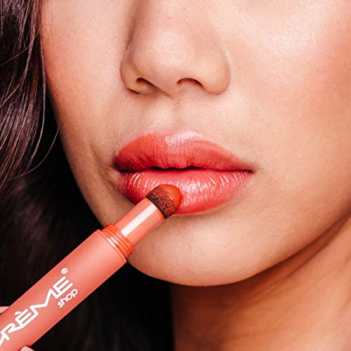 The CrÃ¨me Shop Lip Color Cushion Lipstick. Velvet Matte Finish. Buildable, Moisturizing, Long Wear Cream Formula. -Barely There