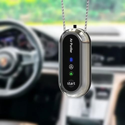 Wearable Personal Air Purifier, Portable Mini Air Ionizer for Clean Air Around the Body, Helps Remove Smoke, Odors, and Pollutants, Ideal for Travel, Sports, Outdoor Activities, and Home Use